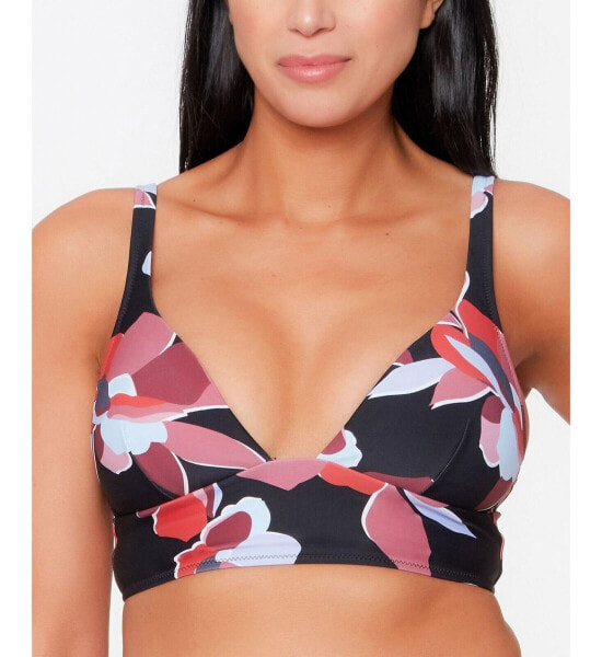 Bar Iii 283919 Women's Longline Bikini Top, Swimsuit, Size X-Small