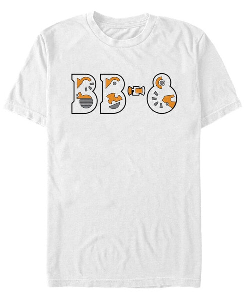 Star Wars Men's Episode IX BB-8 Droid Text T-shirt