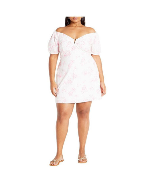 Plus Size Martine Print Dress