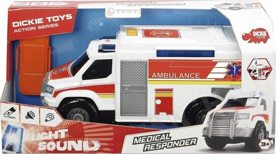 Игрушечная машинка Dickie Ambulans 30 см бело-красная