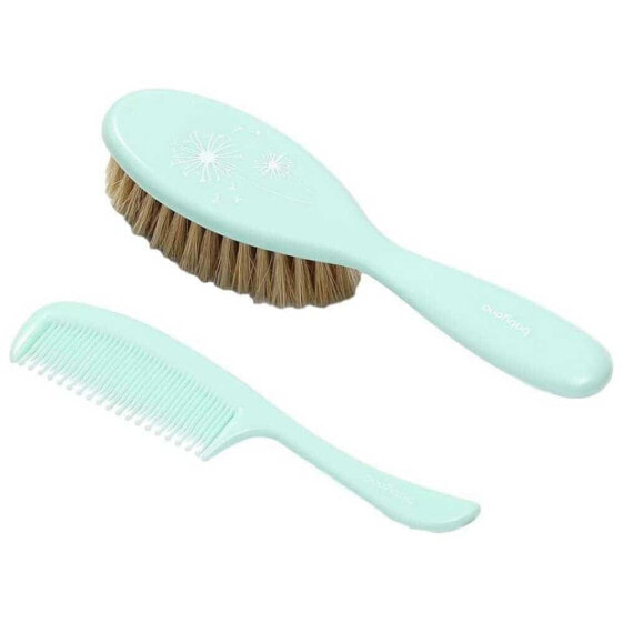 BABYONO Set Brush And Comb With Extra Soft Natural Sows