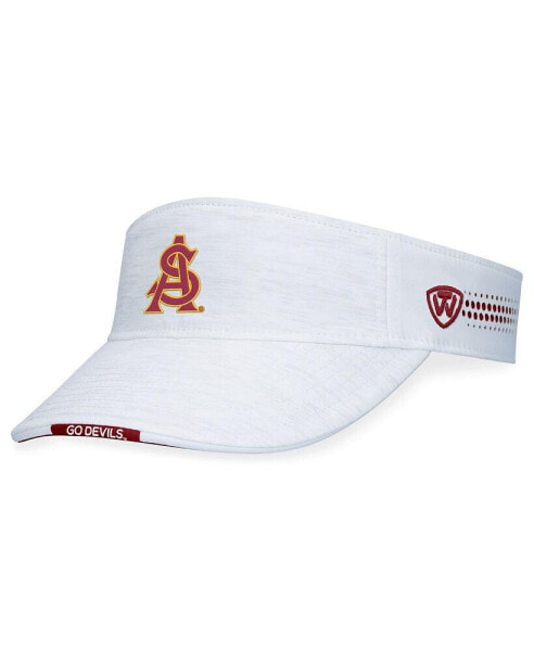 Men's White Arizona State Sun Devils Flare Adjustable Visor