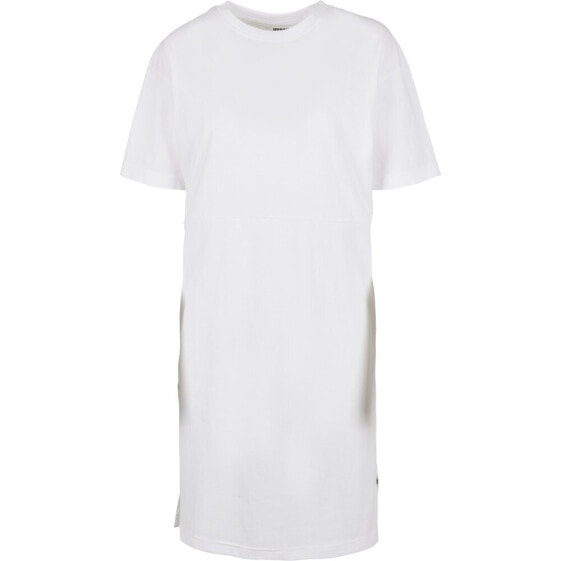 Платье из органического хлопка с разрезами URBAN CLASSICS Dress Organic Oversized Slit футболка с коротким рукавом
