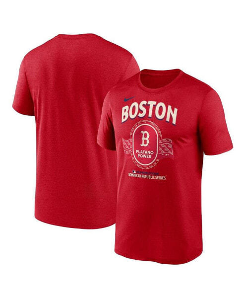 Men's Red Boston Red Sox Dominican Republic Series Legend T-shirt