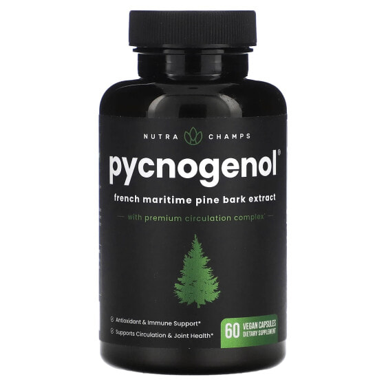 Антиоксидант NutraChamps Pycnogenol, 60 капсул (веганский)