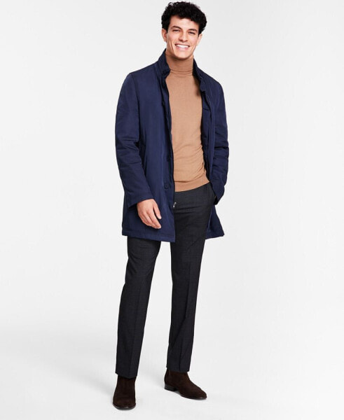 Men's Slim-Fit Water-Resistant Overcoat