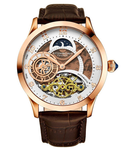 Часы Stuhrling Emperor Brown Leather 44mm