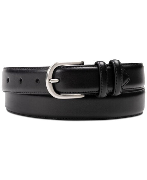 Men's Feather-Edge Double Loop Dress Belt, Created for Macy's