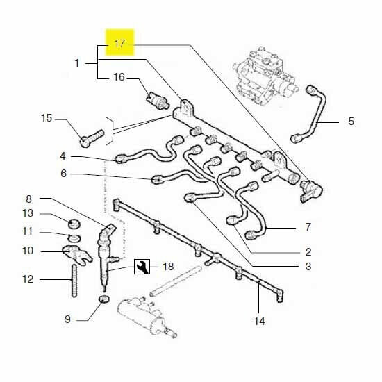 VETUS Rail Pressure Valve