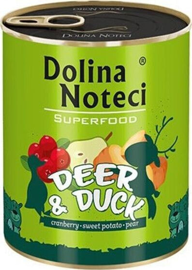 Dolina Noteci Dolina Noteci Premium Superfood Pies Jeleń i kaczka puszka 800g