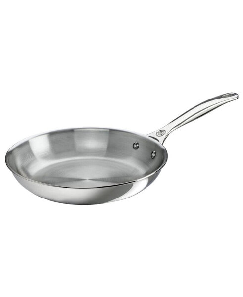 10" 3-Ply Stainless Steel Frying Pan with Aluminum Core