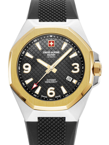 Часы и аксессуары Swiss Alpine Military Avenger Mens 42mm 10ATM