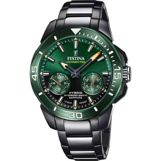 Мужские часы Festina F20646/1 Чёрный Зеленый