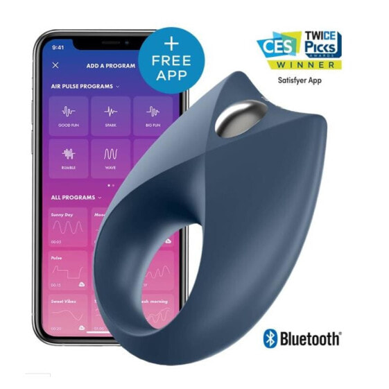 Royal One Vibrating Ring with APP Blue