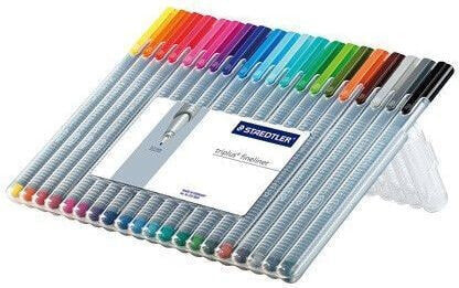 Ручка шариковая STAEDTLER triplus 20 цветов