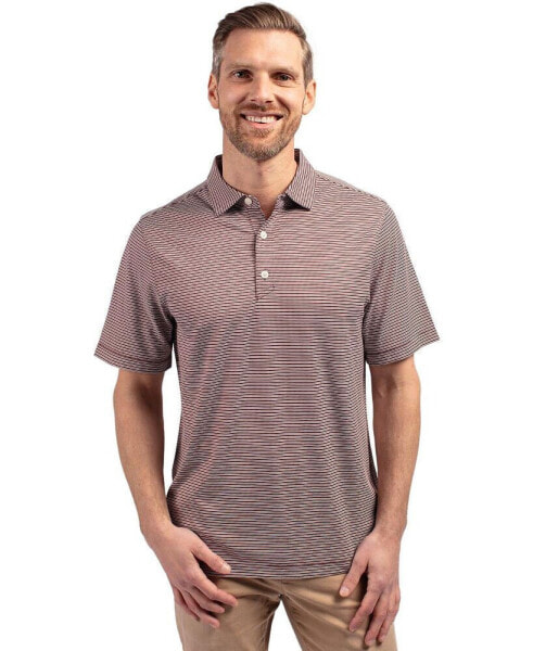 Men's Forge Eco Double Stripe Stretch Recycled Polo Shirt