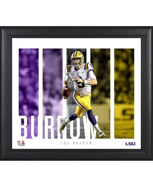 Joe Burrow LSU Tigers Framed 15" x 17" Player Panel Collage