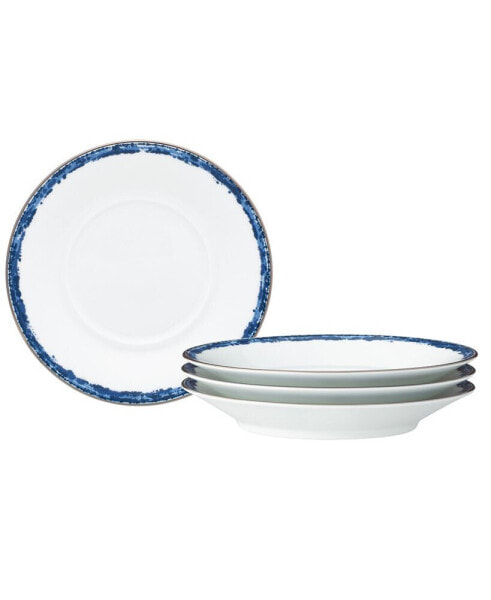 Rill 4 Piece Saucer Set, Service for 4