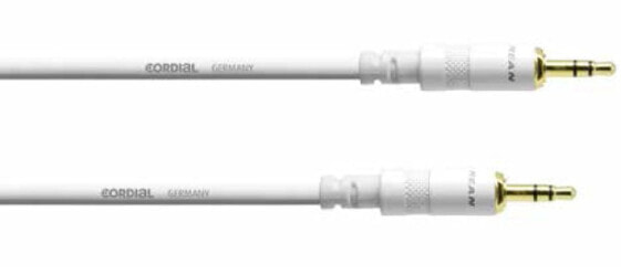 Аудио кабель Cordial CFS 3 WW-SNOW - 3.5 мм - Male - 3 м - белый