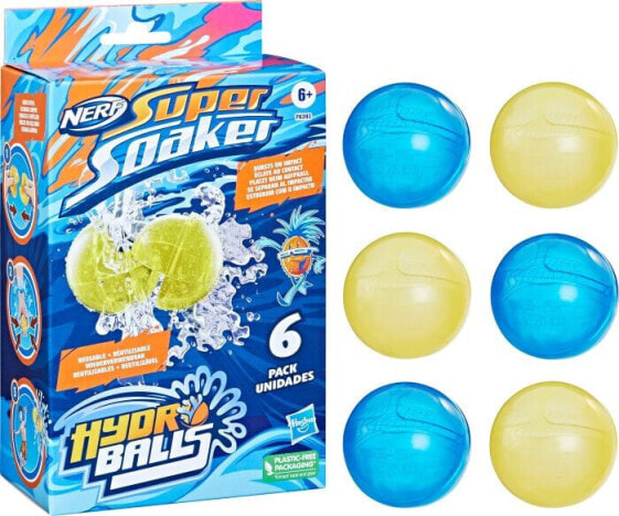 Детский игрушечный пистолет Hasbro Super Soaker Hydro Balls 6 шт.