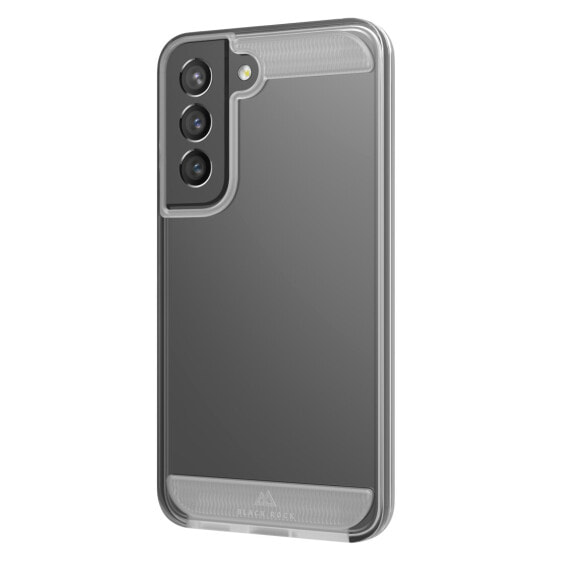 Чехол прочный для Samsung Galaxy S22 5G Transparent Black Rock Cover