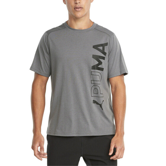 Puma Train Graphic Crew Neck Short Sleeve T-Shirt Mens Size M Casual Tops 52089