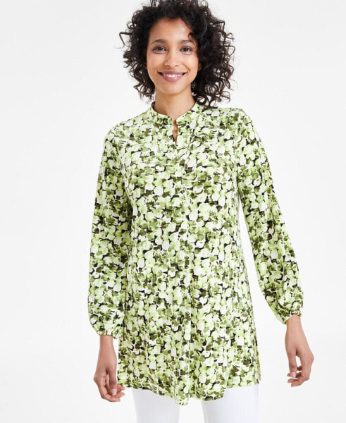 Women's Printed Blouson Blouse