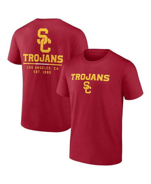 Men's Cardinal USC Trojans Game Day 2-Hit T-shirt