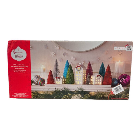 Member's Mark Pre-Lit Ceramic Village Set (Multicolor)