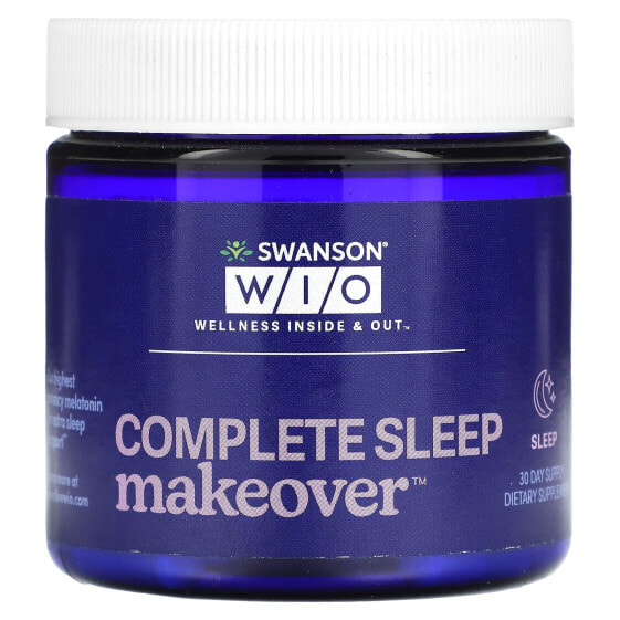 БАД для сна Complete Sleep Makeover, 30-дневный курс от Swanson WIO