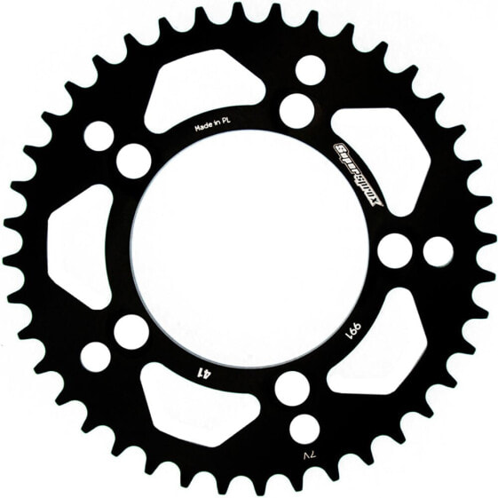 SUPERSPROX Aluminium KTM 525x41 RAL991X41BLK rear sprocket