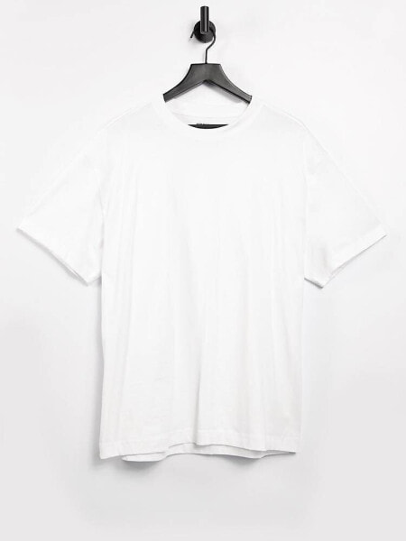 Weekday oversized t-shirt in white
