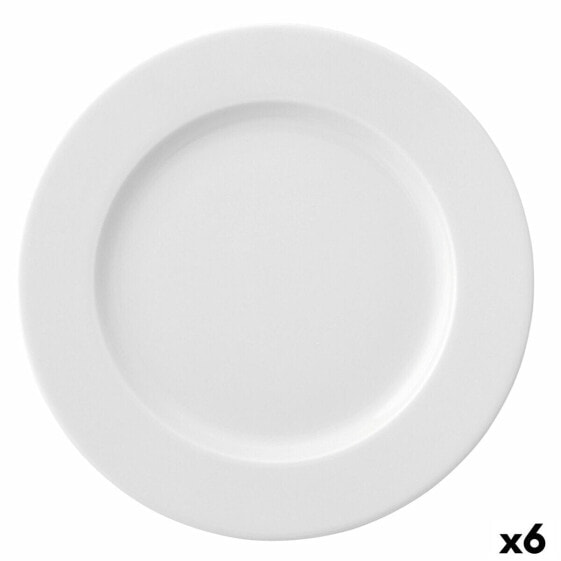 Плоская тарелка Ariane Prime Белый Керамика Ø 29 cm (6 штук)