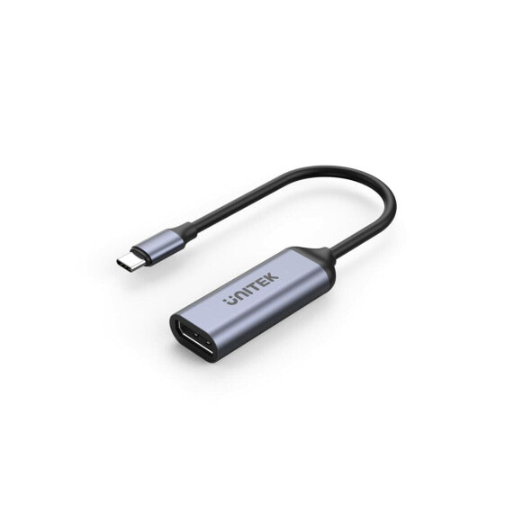 Адаптер USB-C—DisplayPort Unitek V1415A Серый 15 cm (1 штук)