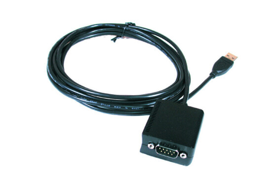 Exsys USB 1.1 - 1S Serial RS-232 port - Black - 1.8 m - USB Type-A - 9 pin D-SUB - Male - Male