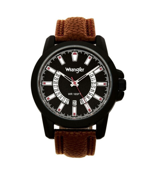 Часы Wrangler Men's Watch 46MM Black Sandblasted