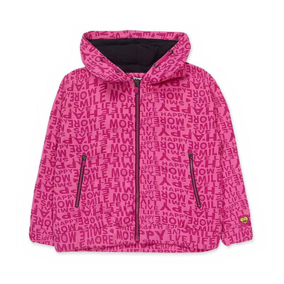Куртка для девочки Tuc Tuc The Happy World розовая вязаная