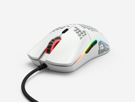 Glorious PC Gaming Race Model O - Right-hand - Optical - USB Type-A - 12000 DPI - White