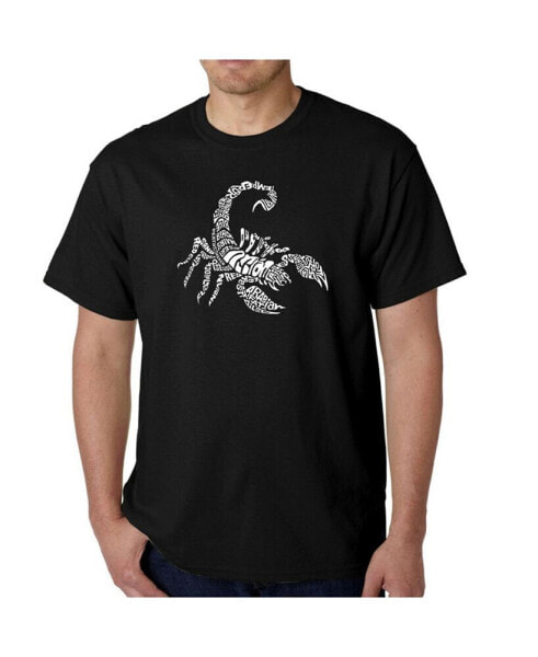 Men's Word Art T-Shirt - Types of Scorpions