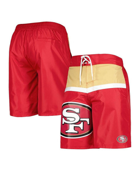 Men's Scarlet San Francisco 49ers Sea Wind Swim Trunks