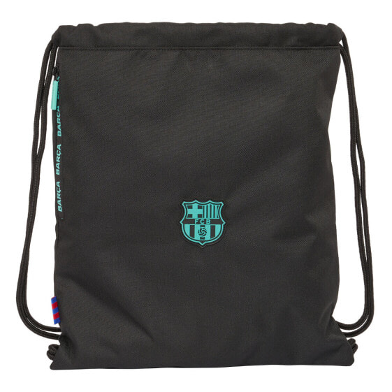 Сумка-рюкзак на веревках F.C. Barcelona Чёрный 35 x 40 x 1 cm