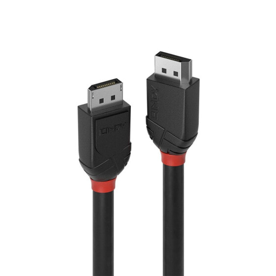 Lindy 3m DisplayPort 1.2 Cable - Black Line - 3 m - DisplayPort - DisplayPort - Male - Male - 4096 x 2160 pixels
