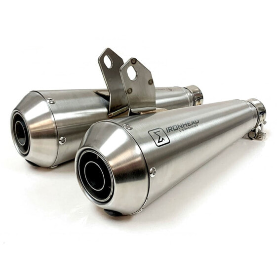 IXIL Ironhead Triumph Street Cup/Street Twin 16-20 Homologated Stainless Steel Cone Muffler