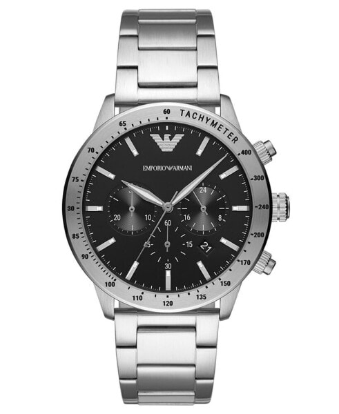 Men's Chronograph Stainless Steel Bracelet Watch 43mm