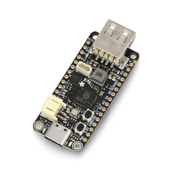 Feather RP2040 microcontroller board with RP2040 microcontroller and USB A host - Adafruit 5723