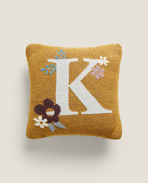 Letter k children’s cushion