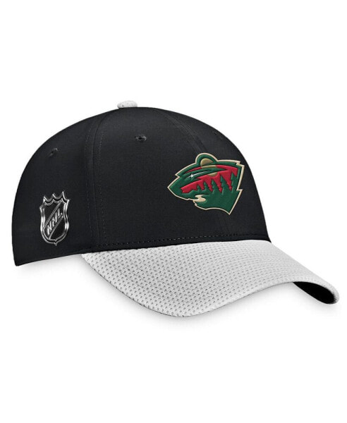 Men's Black, Gray Minnesota Wild 2023 NHL Global Series Sweden Adjustable Hat