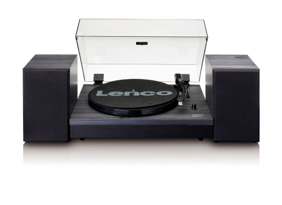 Lenco LS-300 - Belt-drive audio turntable - Black - Wood - 33,45 RPM - 33,45 RPM - 24 W