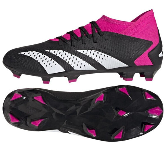 Черные футбольные бутсы Adidas Predator Accuracy.3 FG LM GW4589