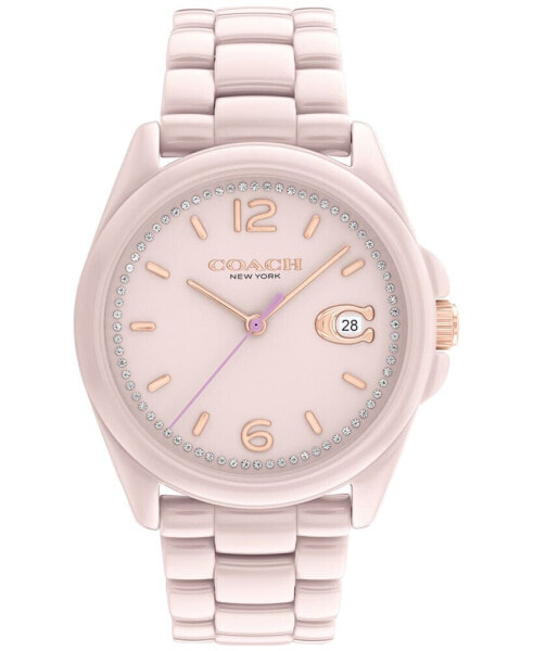 Часы COACH Greyson Blush Ceramic 36mm